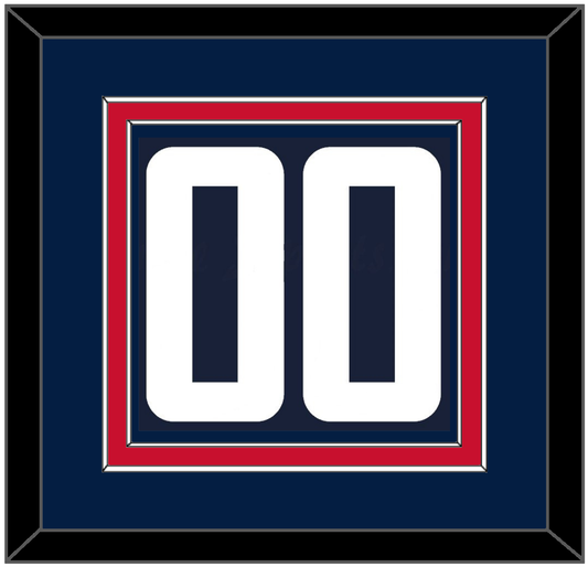 Washington Number (Back) - Alternate Blue (2021-2024) - Signature Tier 2