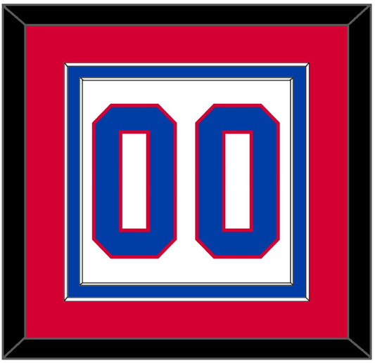Washington Number (Back) - 2011 Winter Classic White - Signature Tier 2