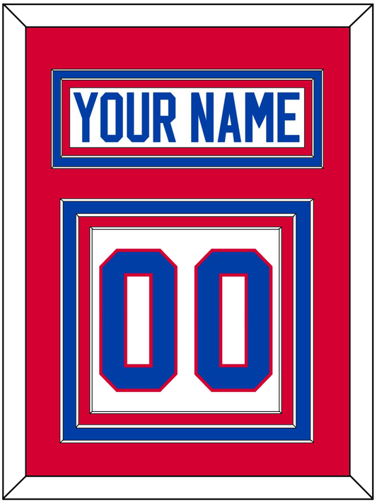 Washington Outdoor Game Nameplate & Full-Size Number - Split
