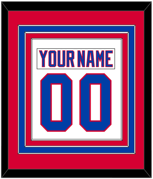 Washington Nameplate & Number (Back) Combined - 2011 Winter Classic White - Premier Tier 2