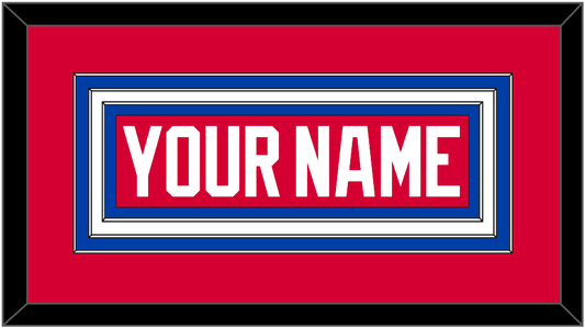 Washington Nameplate - Road Red (1979-1987) - Premier Tier 1
