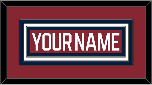 Washington Nameplate - 2015 Winter Classic Garnet - Premier Tier 1