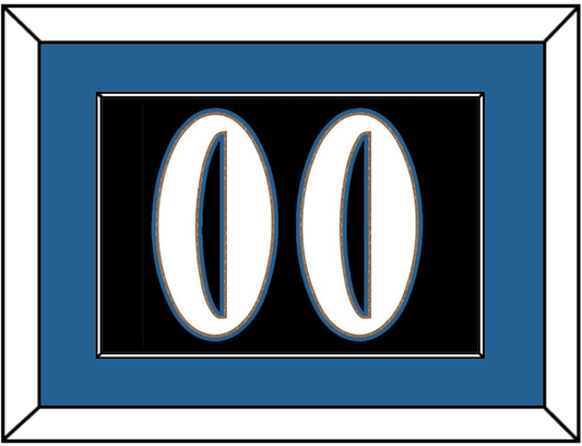 Washington Number (Back) - Alternate Black (2024-2025) - Essential Tier 2