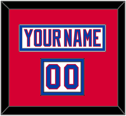 Washington Nameplate & Number (Shoulder) - 2011 Winter Classic White Jersey - Signature Tier 2