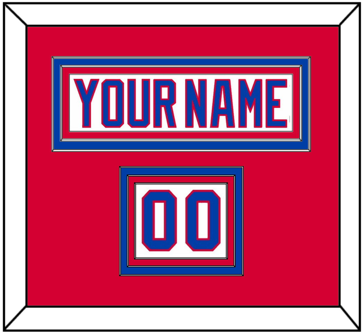Washington Outdoor Game Nameplate & Shoulder Number
