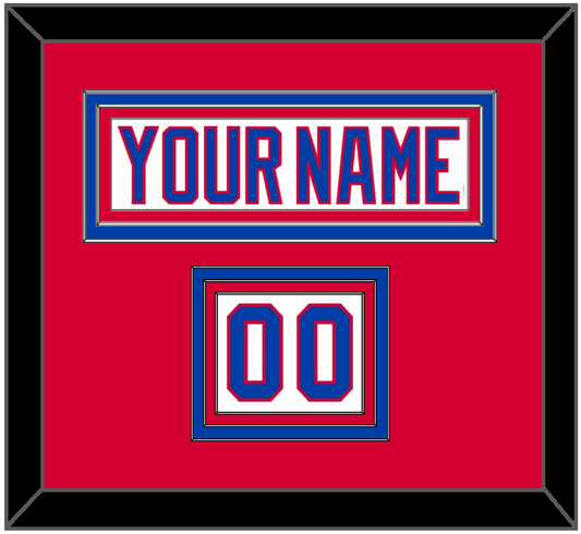 Washington Nameplate & Number (Shoulder) - 2011 Winter Classic White Jersey - Premier Tier 2