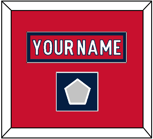 Washington Nameplate & 2018 Stanley Cup Champions Patch - Home Red - Essential Tier 1