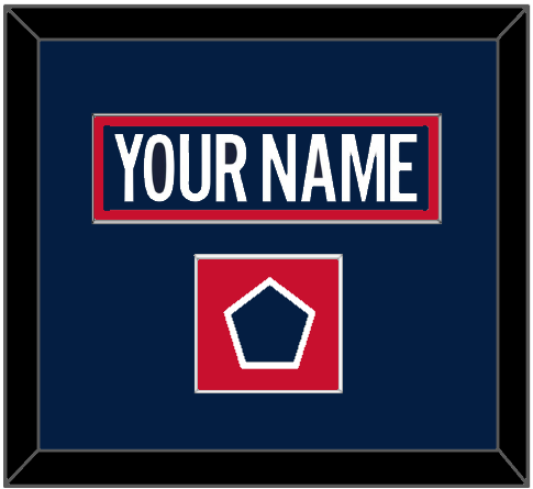 Washington Nameplate & 2018 Stadium Series Patch - Blue Jersey - Essential Tier 2