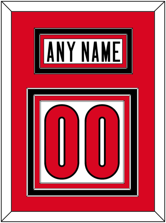 Canada Men's Hockey Nameplate & Number (Back) - 2006 Olympics Home White - Premier Tier 2