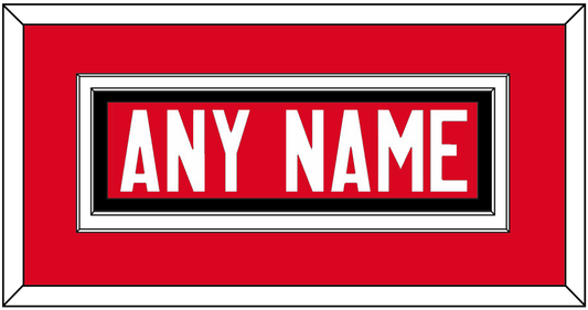 Canada Men’s Hockey Nameplate - 2014 Olympics Road Red - Signature Tier 2