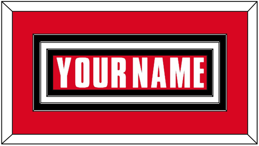 Canada Men’s Hockey Nameplate - 2002 Olympics Road Red - Premier Tier 1