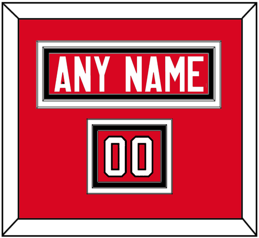 Canada Men’s Hockey Nameplate & Number (Shoulder) - 2014 Olympics Road Red - Premier Tier 2