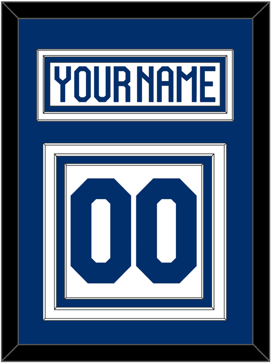 Finland Men's Hockey Nameplate & Number (Back) - 2022 IIHF Home White - Premier Tier 1