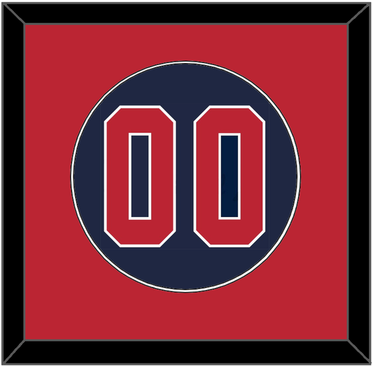 United States Baseball Number - 2020/2021 Olympics Alternate Blue - Essential Tier 2