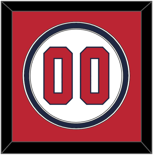 United States Baseball Number - 2020/2021 Olympics Home White - Signature Tier 4