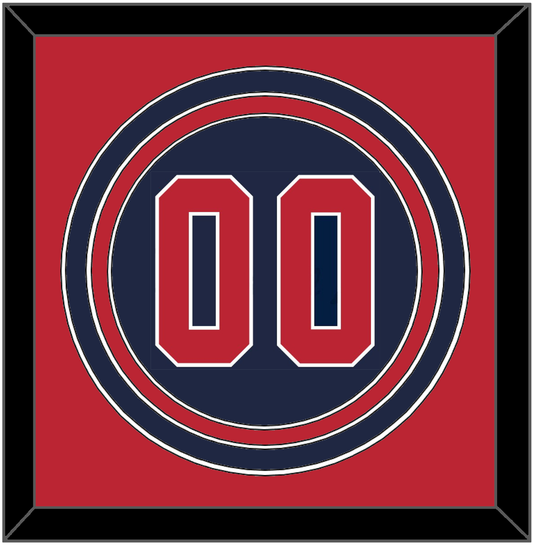United States Baseball Number - 2020/2021 Olympics Alternate Blue - Premier Tier 3