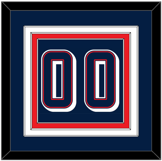United States Men’s Basketball Number - 2024 Olympics Road Blue - Premier Tier 2