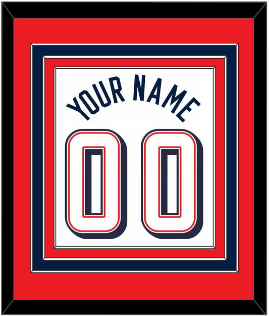 United States Men's Basketball Name & Number (Back) Combined - 2024 Olympics Home White - Premier Tier 3