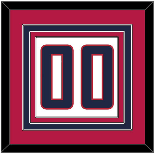 United States Men’s Hockey Number - 2010 Olympics Home White - Premier Tier 3