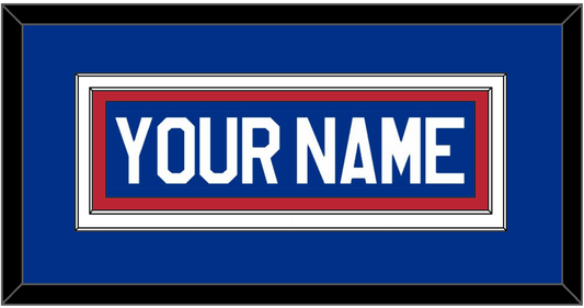 United States Men’s Hockey Nameplate - 1980 Olympics Road Blue - Signature Tier 2