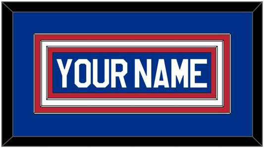 United States Men’s Hockey Nameplate - 1980 Olympics Road Blue - Premier Tier 1