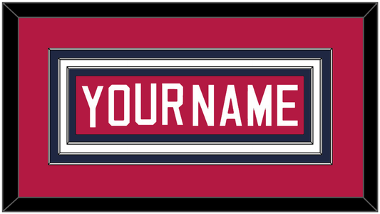 United States Men’s Hockey Nameplate - 2002 Olympics Road Blue - Premier Tier 1
