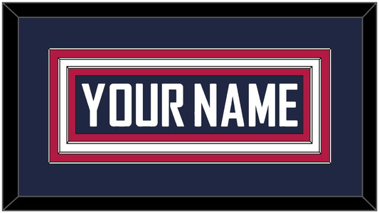 United States Men’s Hockey Nameplate - 2014 Olympics Road Blue - Premier Tier 1