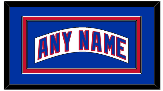 New York Nameplate - Road White - Signature Tier 3