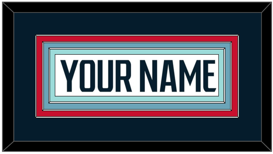 Seattle Nameplate - Road White - Premier Tier 2