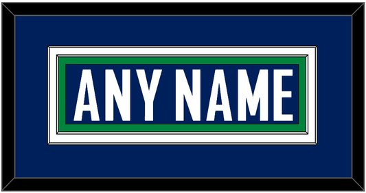 Vancouver Nameplate - Home Blue - Signature Tier 3