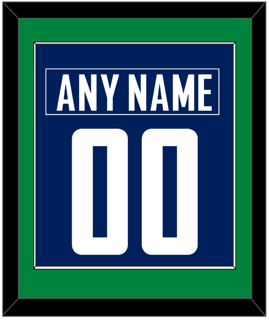 Vancouver Nameplate & Number (Back) Combined - Home Blue - Essential Tier 2