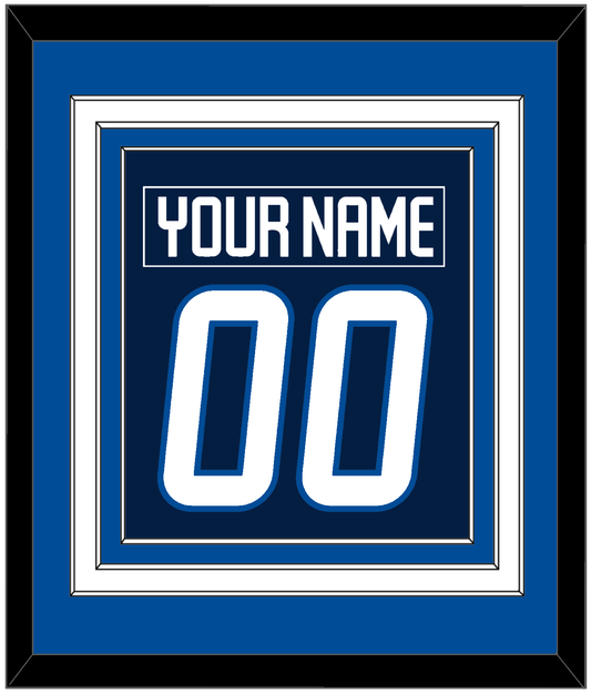 Winnipeg Nameplate & Number (Back) Combined - Home Navy Blue - Premier Tier 3