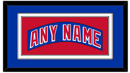 New York Nameplate - Home Blue (2004-2017) - Signature Tier 2