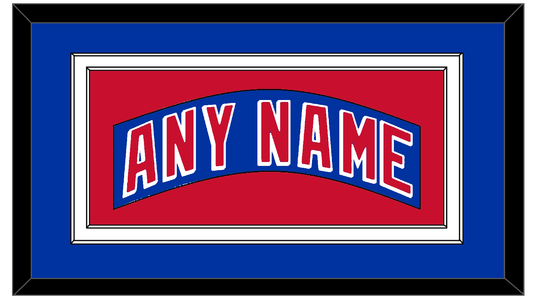 New York Nameplate - Home Blue (2004-2017) - Signature Tier 2