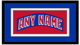 New York Nameplate - Home Blue (2004-2017) - Double Mat 2