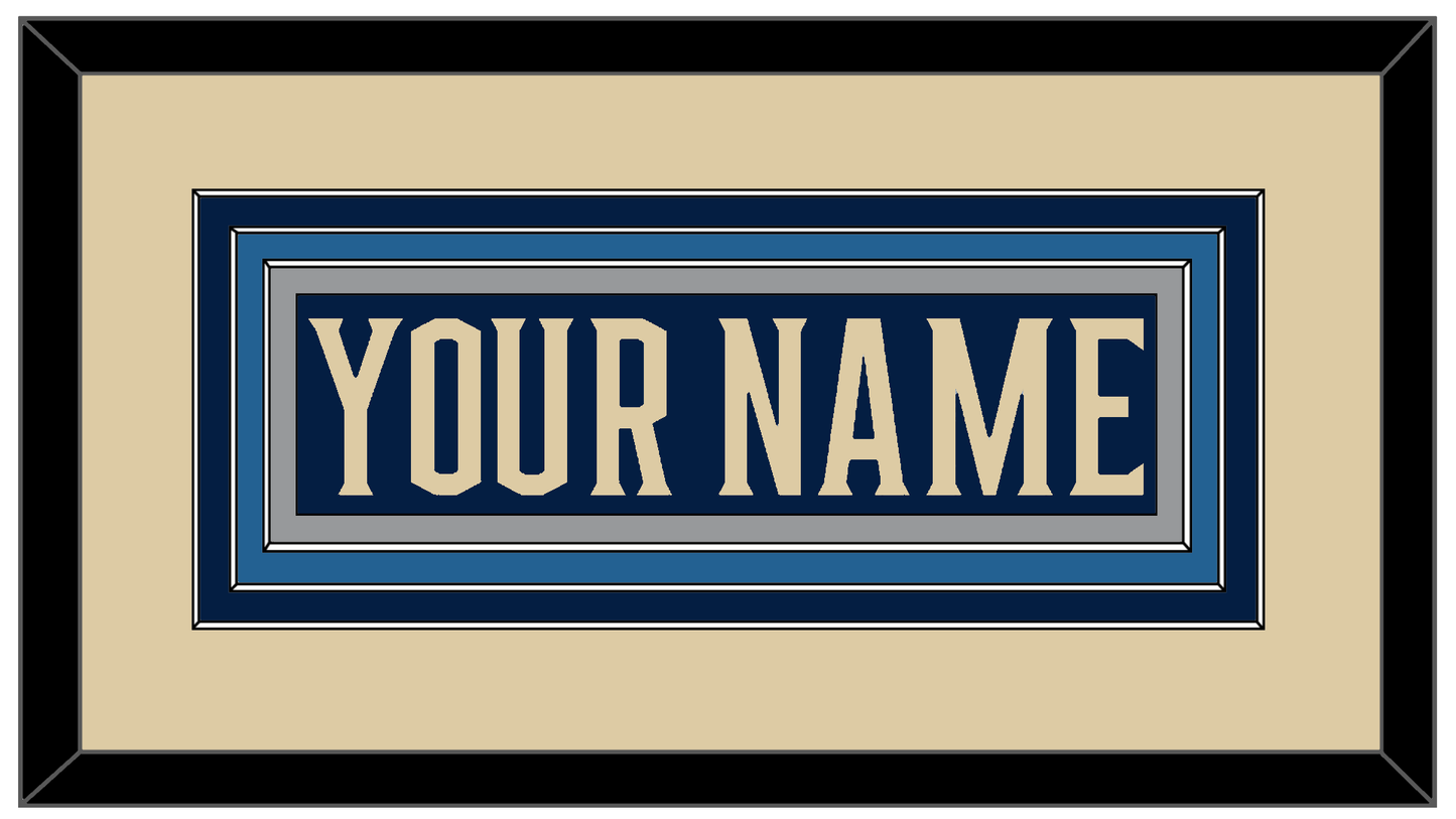 Columbus Nameplate - Alternate Navy Blue - Premier Tier 2