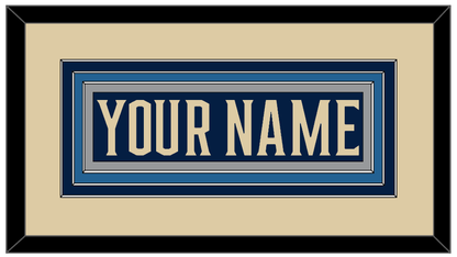 Columbus Nameplate - Alternate Navy Blue - Premier Tier 2