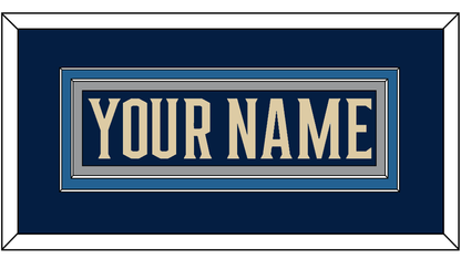 Columbus Nameplate - Alternate Navy Blue - Signature Tier 2
