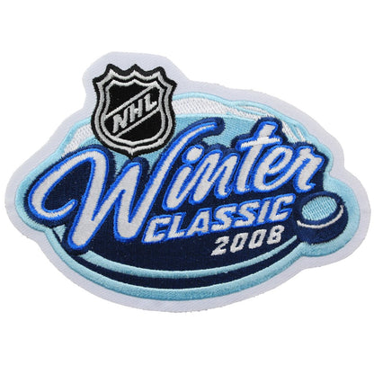 Pittsburgh Nameplate & Number (Back) With Jersey Patch - 2008 Winter Classic Powder Blue - Premier Tier 1