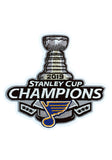 St. Louis Nameplate & Number (Back) With Stanley Cup Champions Patch - Home Blue - Double Mat 1