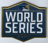 Los Angeles Name, Number & World Series Jersey Patch - Alternate Road Blue - Triple Mat 1