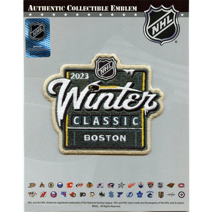 Pittsburgh Nameplate & Number (Back) With Jersey Patch - 2023 Winter Classic Tan - Premier Tier 3
