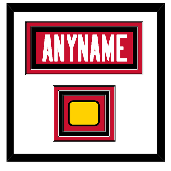 Chicago Nameplate & Logo Jersey Patch - Home Red (2007-2017) - Triple Mat 1