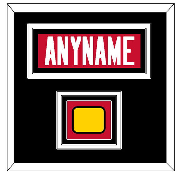 Chicago Nameplate & Logo Jersey Patch - Home Red (2007-2017) - Triple Mat 3