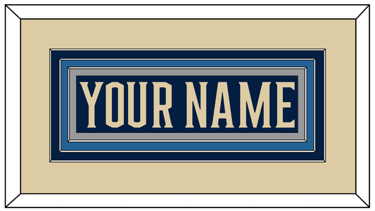 Columbus Nameplate - Alternate Navy Blue - Premier Tier 2