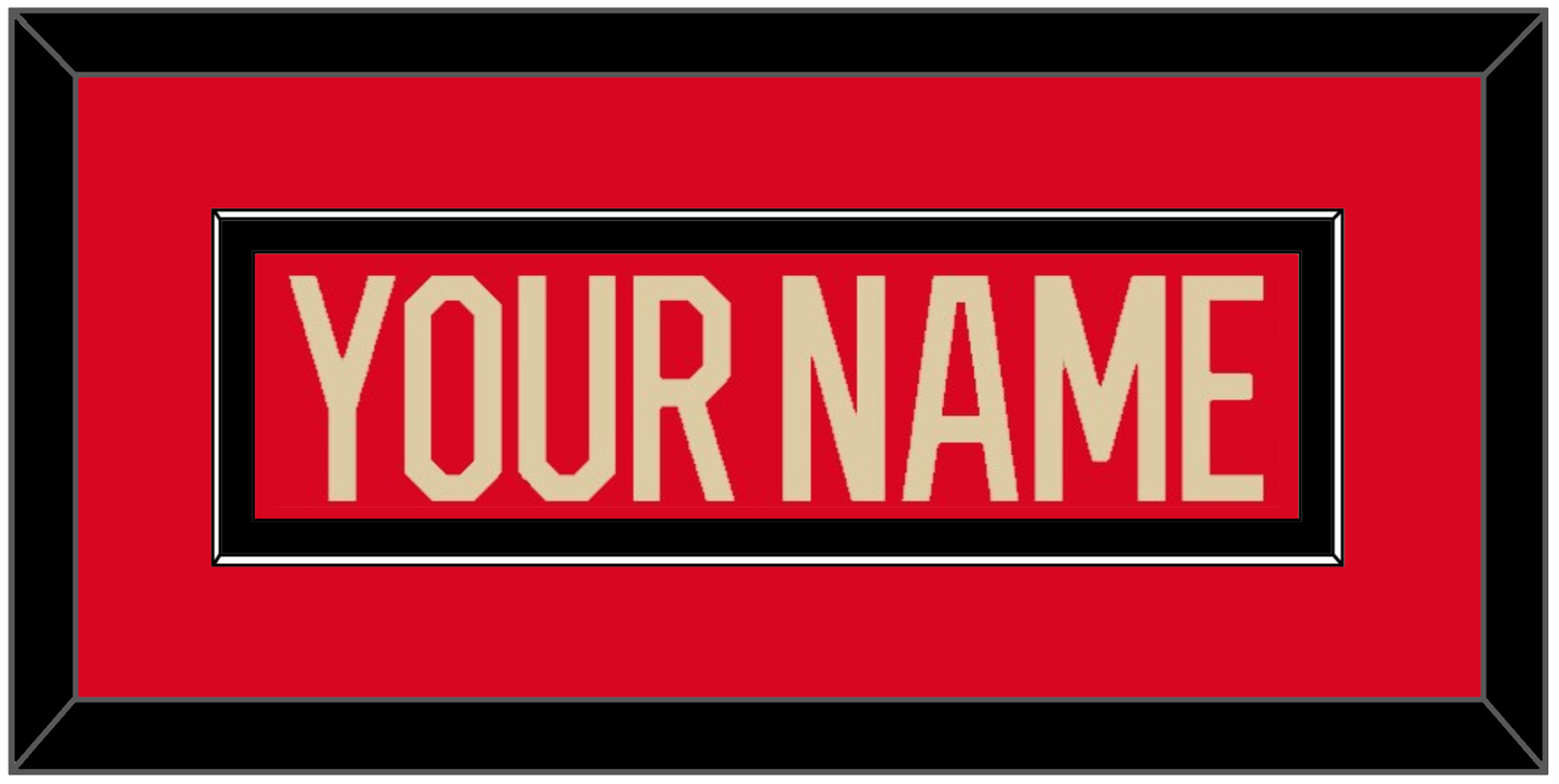 Canada Men’s Hockey Nameplate - 2025 4 Nations Red - Essential Tier 2