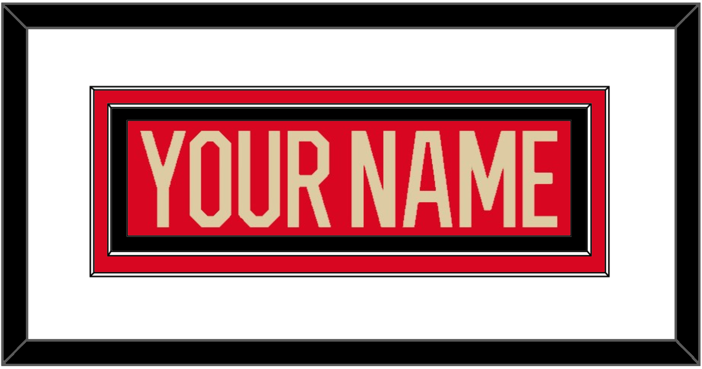 Canada Men’s Hockey Nameplate - 2025 4 Nations Red - Signature Tier 1