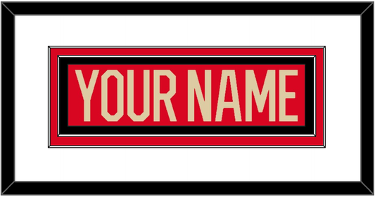 Canada Men’s Hockey Nameplate - 2025 4 Nations Red - Signature Tier 1