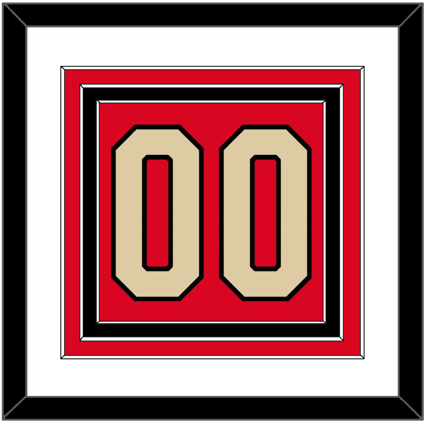 Canada Men’s Hockey Number - 2025 4 Nations Red - Premier Tier 2