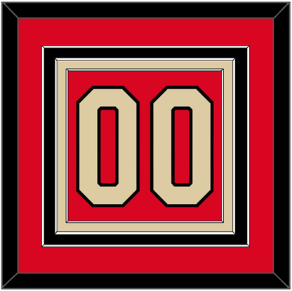 Canada Men’s Hockey Number - 2025 4 Nations Red - Premier Tier 3